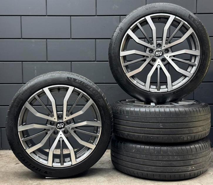 20 inch MSW OZ Hyundai Tucson 5x114,3 ET45 Michelin TPMS, Auto-onderdelen, Banden en Velgen, Banden en Velgen, Zomerbanden, 20 inch