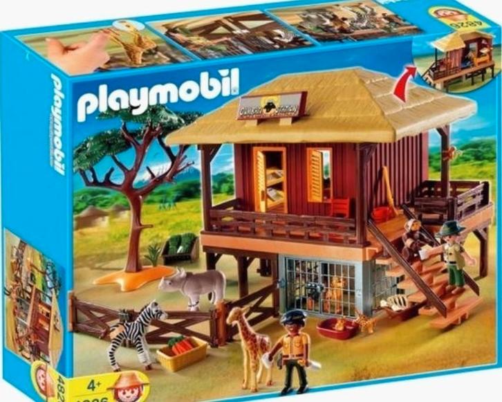 Playmobil safari en manege, Kinderen en Baby's, Speelgoed | Playmobil, Zo goed als nieuw, Ophalen