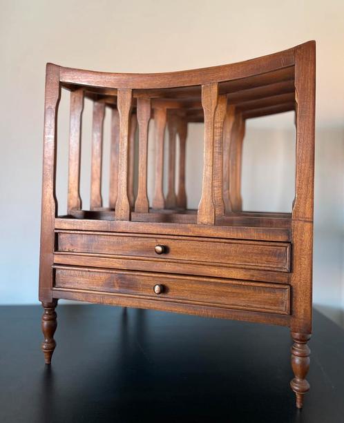Engelse Canterbury lectuur houder, Huis en Inrichting, Woonaccessoires | Krantenbakken en Lectuurbakken, Gebruikt, Ophalen of Verzenden