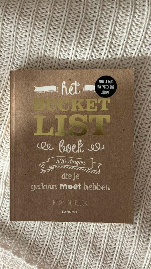 Elise De Rijck - Het Bucketlist boek, Boeken, Mode, Zo goed als nieuw, Mode algemeen, Ophalen of Verzenden