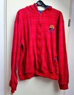 FC Barcelona jubileum hoody sweater rood geruit maat XXL top, Ophalen, Gebruikt, Buitenlandse clubs, Shirt