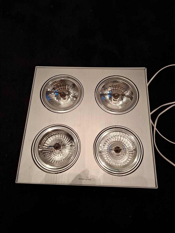 Philips Lirio Halogeen Opbouwspot - 4 Spots, Huis en Inrichting, Lampen | Losse lampen, Gebruikt, Halogeen (gloei)lamp, Ophalen of Verzenden