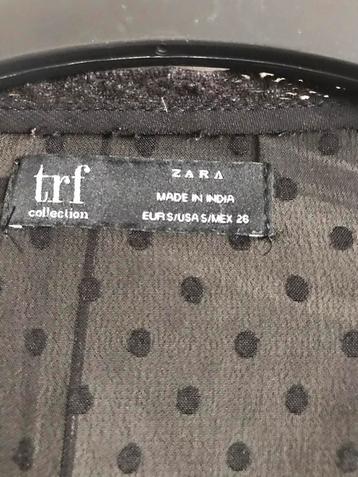 Zara   Mooie  zwarte blouse mt S ZARA beschikbaar voor biedingen
