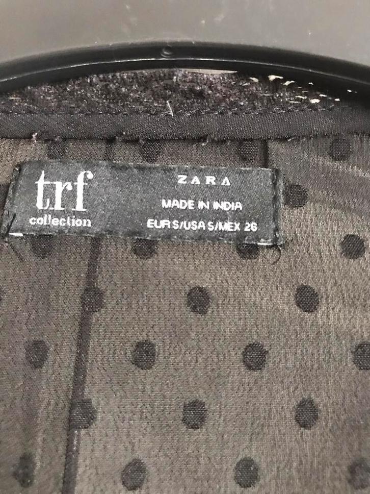 Zara   Mooie  zwarte blouse mt S ZARA, Kleding | Dames, Blouses en Tunieken, Zo goed als nieuw, Maat 36 (S), Zwart, Ophalen of Verzenden