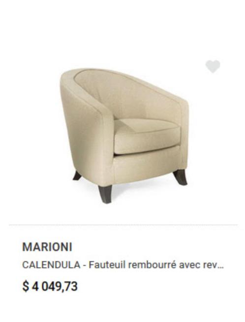 2 stuks DESIGN MARIONI CALENDULA Fauteuils nwpr €3000 nu 175, Huis en Inrichting, Fauteuils, 75 tot 100 cm, 75 tot 100 cm, Ophalen