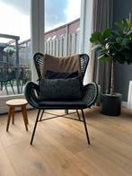 Loungestoel zwart, Huis en Inrichting, Stoelen, Ophalen, Zo goed als nieuw, Zwart, Eén