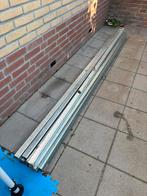 15 x koker 240 lang 40x40 4 mm dik, Doe-het-zelf en Verbouw, Metalen, Ophalen, Zo goed als nieuw, IJzer