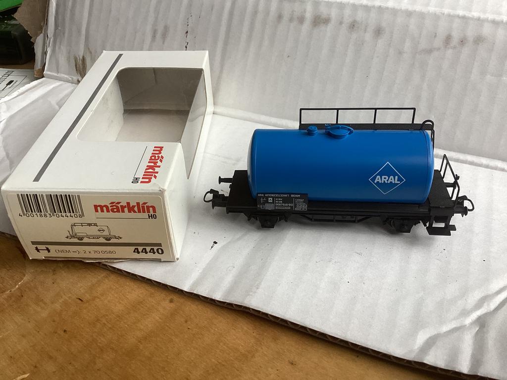 Marklin 4440 DB ARAL ketelwagen zgan in OVP één flapis afges, Hobby en Vrije tijd, Modeltreinen | H0, Wisselstroom, Wagon, Ophalen of Verzenden
