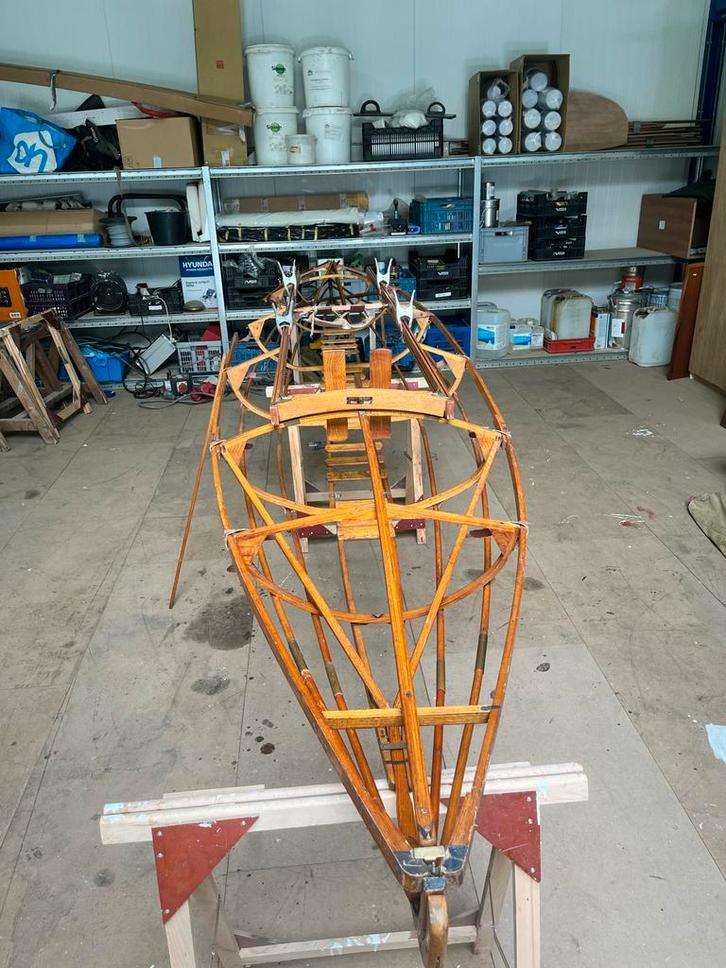 Vouwkano kano Zenith faltboot frame, jaren 60, 523cm, Watersport en Boten, Kano's, Gebruikt, Overige typen, Twee personen, Ophalen