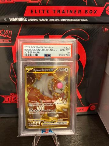 Bloodmoon Ursaluna PSA 10 - Gold - Twilight Masquerade beschikbaar voor biedingen