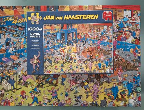 Van Haasteren puzzel - Rollerdisco - 1000 stukjes, Hobby en Vrije tijd, Denksport en Puzzels, Zo goed als nieuw, Legpuzzel, 500 t/m 1500 stukjes