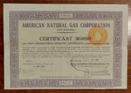 Aandeel-certificaat American Natural Gas Corporation 1931, 1920 tot 1950, Certificaat van aandeel, Verzenden