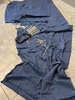 Retro Donkerblauw windscherm, Caravans en Kamperen, Ophalen, Gebruikt