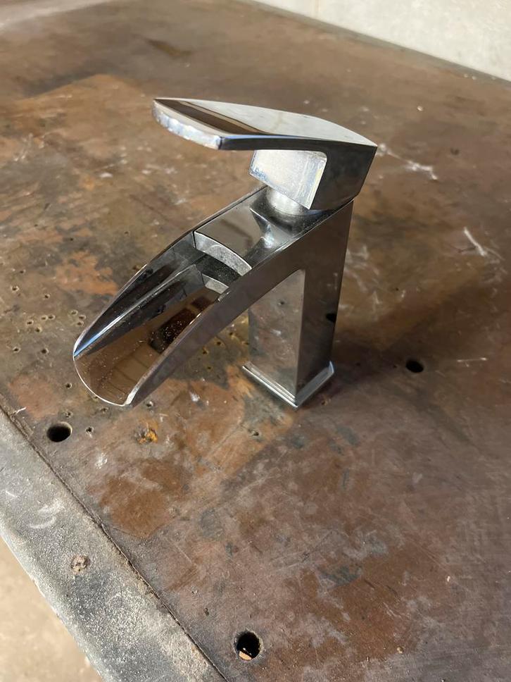 Waterval Mengkraan - Stijlvol Design!, Doe-het-zelf en Verbouw, Sanitair, Nieuw, Kraan, Chroom, Ophalen of Verzenden