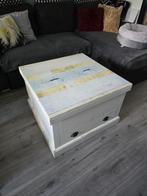 Salontafel houten kist 74x74x50,5, Huis en Inrichting, Ophalen, Gebruikt, 50 tot 100 cm, 50 tot 100 cm