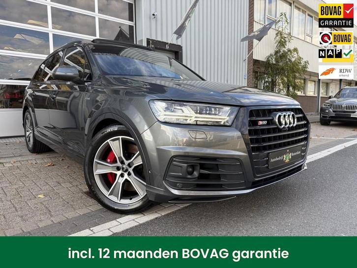 Audi SQ7 4.0 TDI SQ7 Quattro Pro Line + 7p ABT/LM20/LEER/VOL, Auto's, Audi, Bedrijf, Te koop, SQ7, 360° camera, 4x4, ABS, Achteruitrijcamera