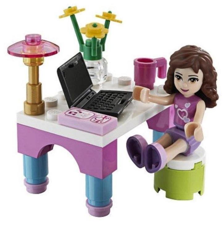 LEGO Friends - Olivia's Desk (30102), Kinderen en Baby's, Speelgoed | Duplo en Lego, Zo goed als nieuw, Ophalen of Verzenden