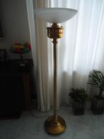 Antieke Art Deco staande grote electrisch gemaakte olielamp, Verzenden