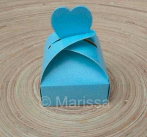 Cadeaudoosje hartje blauw | geboortebedankjes jongen, Hobby en Vrije tijd, Feestartikelen, Nieuw, Geboorte of Huwelijk, Ophalen of Verzenden