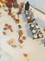 Playmobil meubel keukengerei voor in kasteel, Ophalen of Verzenden, Gebruikt