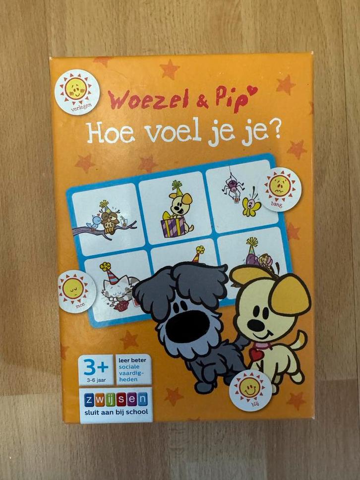 Woezel en Pip: Hoe Voel Je Je? Emotiespel, Kinderen en Baby's, Speelgoed | Educatief en Creatief, Gebruikt, Ophalen
