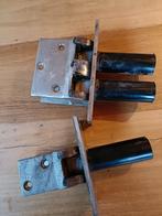Dictator Holland Klapdeurveren - Set, Doe-het-zelf en Verbouw, Hang- en Sluitwerk, Ophalen of Verzenden, Gebruikt, IJzer, Scharnier