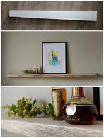 Zwevende wandplank - decoratief schap eiken 114 cm #55, Houtatelier M.Y., Info@myhoutatelier.nl, Nieuw, Ophalen of Verzenden