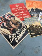 Wo2, posters, propaganda, Duits, Engels, Canadees, Ophalen, Landmacht, Duitsland, Foto of Poster