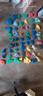 63 klimgreepjes, Ophalen, Gebruikt, Klimsport-accessoire