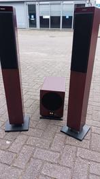 Philips MCD709 speakers met subwoofer, Ophalen of Verzenden, Zo goed als nieuw, Subwoofer, Philips