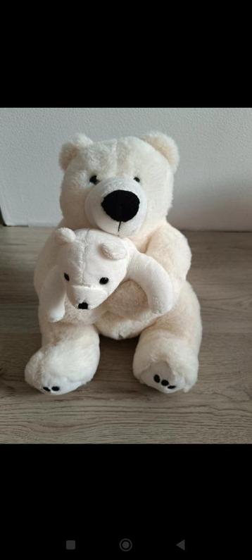 2 ijsbeer knuffels in 1 beschikbaar voor biedingen