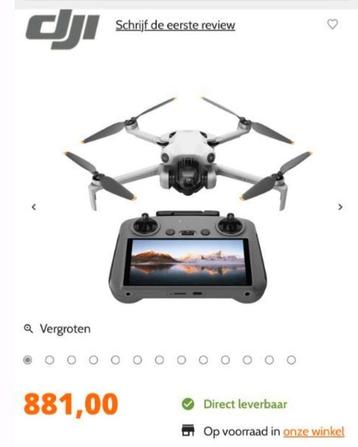 DJI Mini 4 Pro Combo - Nieuw️ in doos️ beschikbaar voor biedingen
