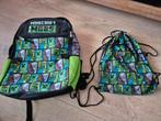 Minecraft Rugtas & Gymtas Set, 30 tot 40 cm, Overige kleuren, Rugtas, Ophalen of Verzenden