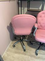 Roze bureau stoelen, Ophalen, Zo goed als nieuw, Roze