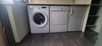 Wasmachine en wasdroger, Witgoed en Apparatuur, Wasmachines, Ophalen, Gebruikt, Voorlader, 85 tot 90 cm