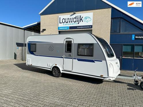 KNAUS Sport 500 UF Silver ’20 (Fransbed, Rondzit), Caravans en Kamperen, Caravans, Bedrijf, tot en met 4, 1000 - 1250 kg, Rondzit