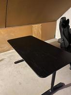 Zwart IKEA Bekant bureau 160 x 80, Huis en Inrichting, Ophalen, Gebruikt
