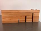 Bamboe theelichtjes kandelaar, Ophalen of Verzenden, Zo goed als nieuw, Overige materialen, Minder dan 25 cm