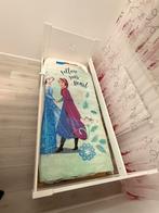 Bed+lattenbodem wit kleur 70x160, 70 tot 85 cm, Zo goed als nieuw, Lattenbodem, 140 tot 160 cm