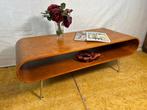 Gratis bezorging! Mid-century retro vintage Sputnik salontaf, Space age salon tafel, Gebruikt, 100 tot 150 cm, -