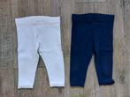 2 leggings maat 74 (Next), Kinderen en Baby's, Babykleding | Maat 74, Meisje, Ophalen of Verzenden, Zo goed als nieuw, Broekje