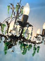 3stuks Vintage echte Murano kristallen druiven kroonluchters, Huis en Inrichting, Lampen | Kroonluchters, Ophalen of Verzenden