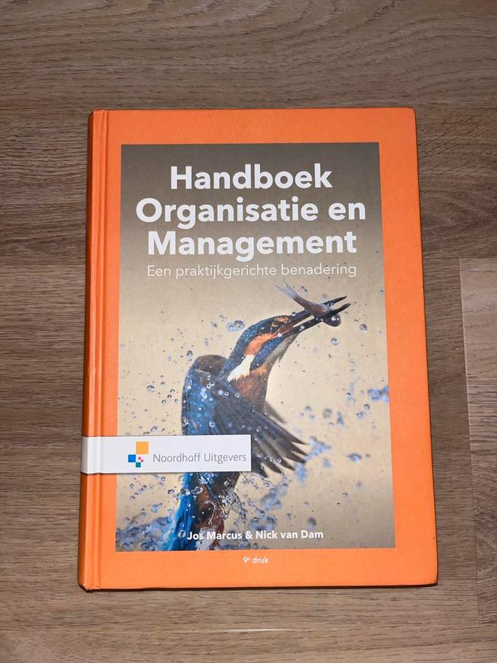 Handboek Organisatie en Management - Zo goed als nieuw!, Boeken, Economie, Management en Marketing, Zo goed als nieuw, Management