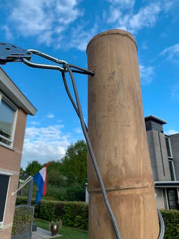 Bamboepaal 4 meter lang  beschikbaar voor biedingen
