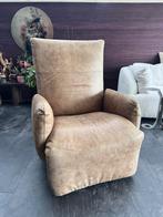 Electrische Relaxfauteuil, Ophalen, Minder dan 75 cm, Leer, Zo goed als nieuw