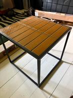 Leuk Jysk bijzettafeltje tafel retro, Huis en Inrichting, Tafels | Bijzettafels, Ophalen, Rond, Zo goed als nieuw, 75 cm of meer