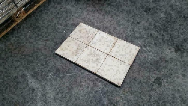 Antieke tegels uniek 20x20cm oude cementtegels, Tuin en Terras, Tegels en Klinkers, Nieuw, Overige typen, Overige materialen, 10 m² of meer