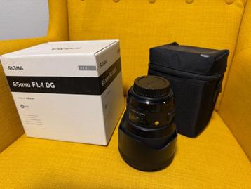 Sigma 85mm F1.4 DG HSM ART CANON zgan beschikbaar voor biedingen