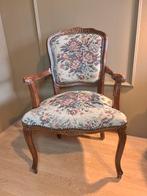 Antieke Stoel met Bloemmotief, Antiek en Kunst, Antiek | Meubels | Stoelen en Banken, Ophalen