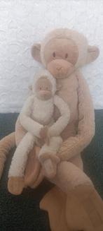 knuffel aap met baby, happy horse, Ophalen of Verzenden, Gebruikt, Stoffen beer, Overige merken
